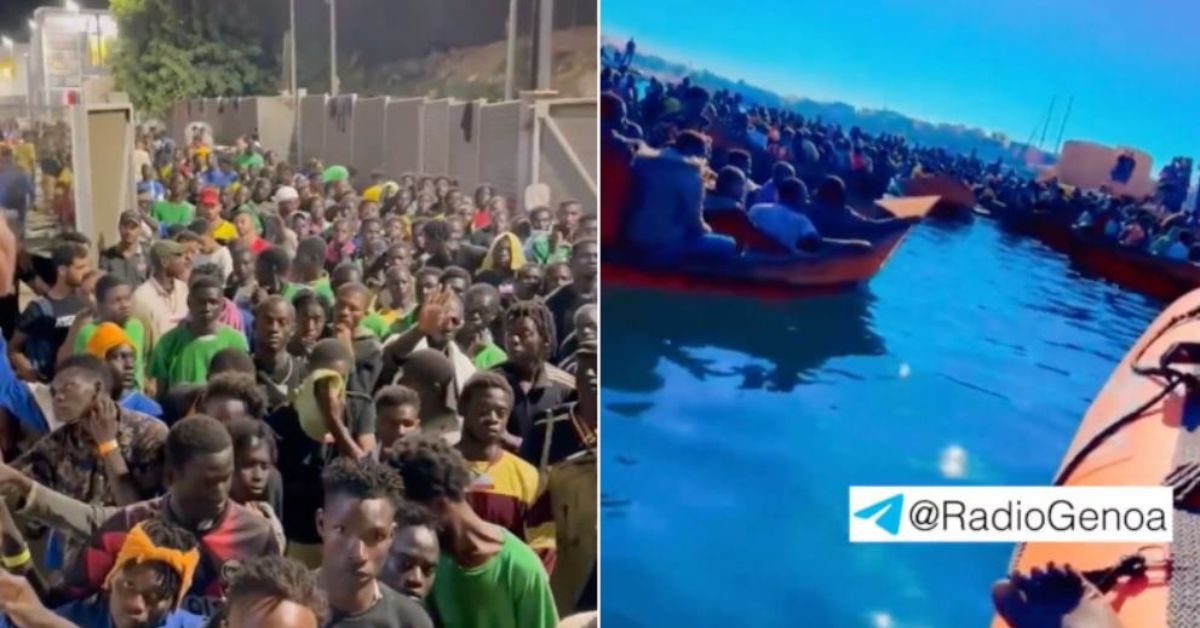 „HÖLLE IN LAMPEDUSA“ – Abertausende von Migranten stürmen die kleine italienische Insel