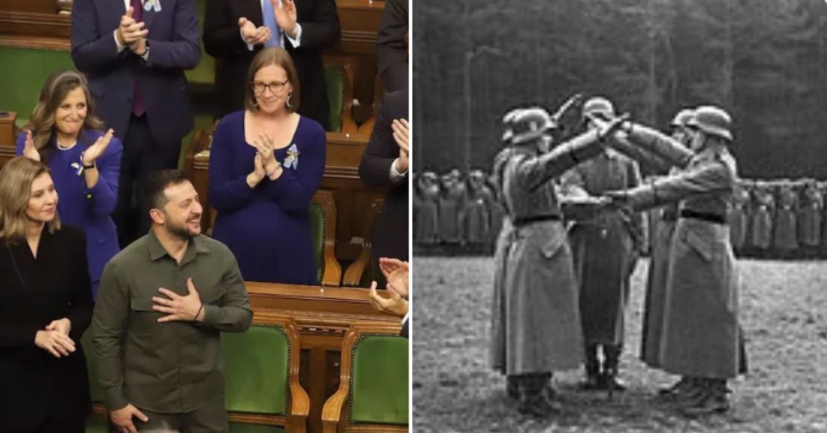 Selenskyj und das gesamte kanadische Parlament geben stehenden Beifall für ehemaliges Mitglied der Nazi-SS! – Noch Fragen?